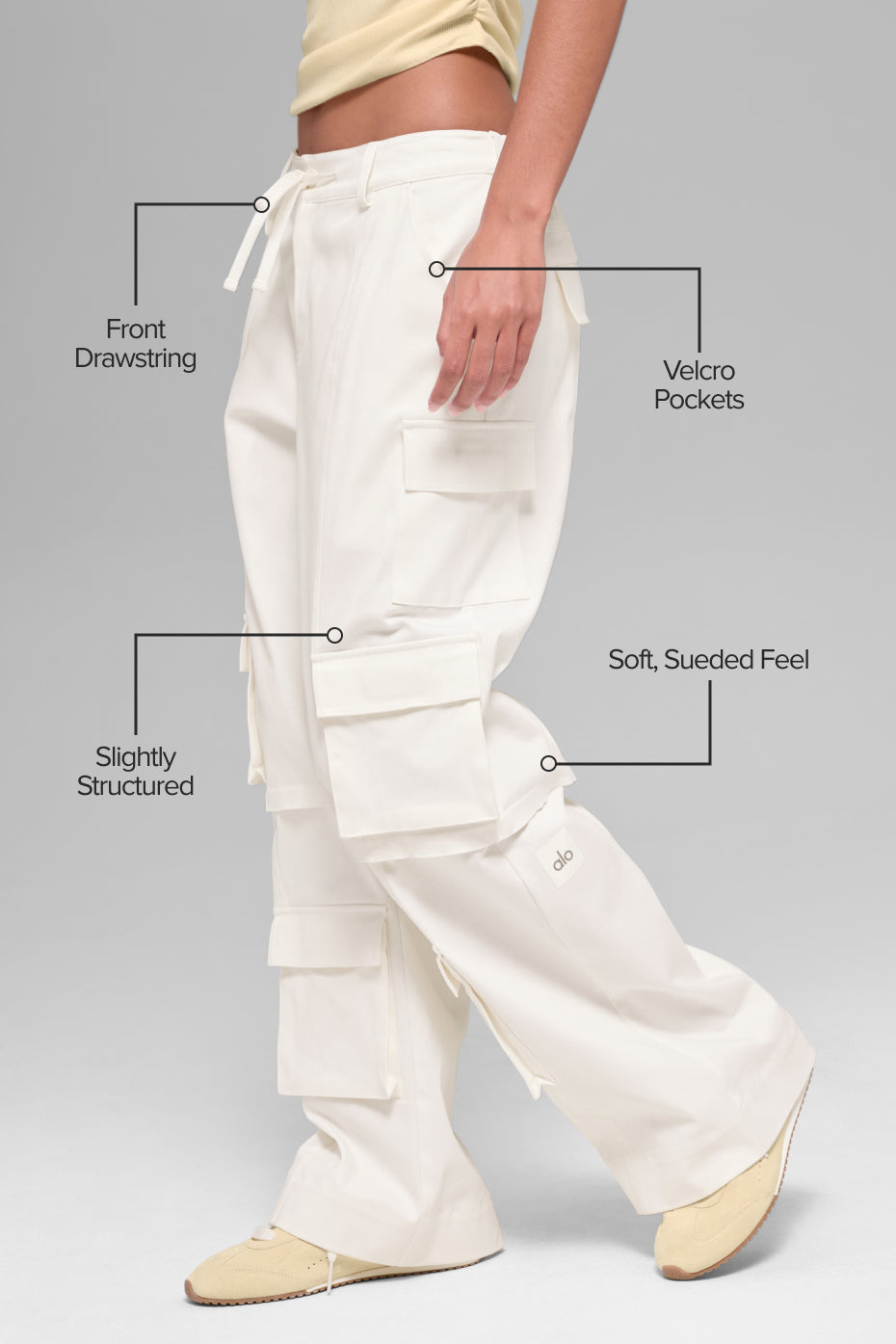 Mid-Rise Scout Cargo Pant - Ivory image 2