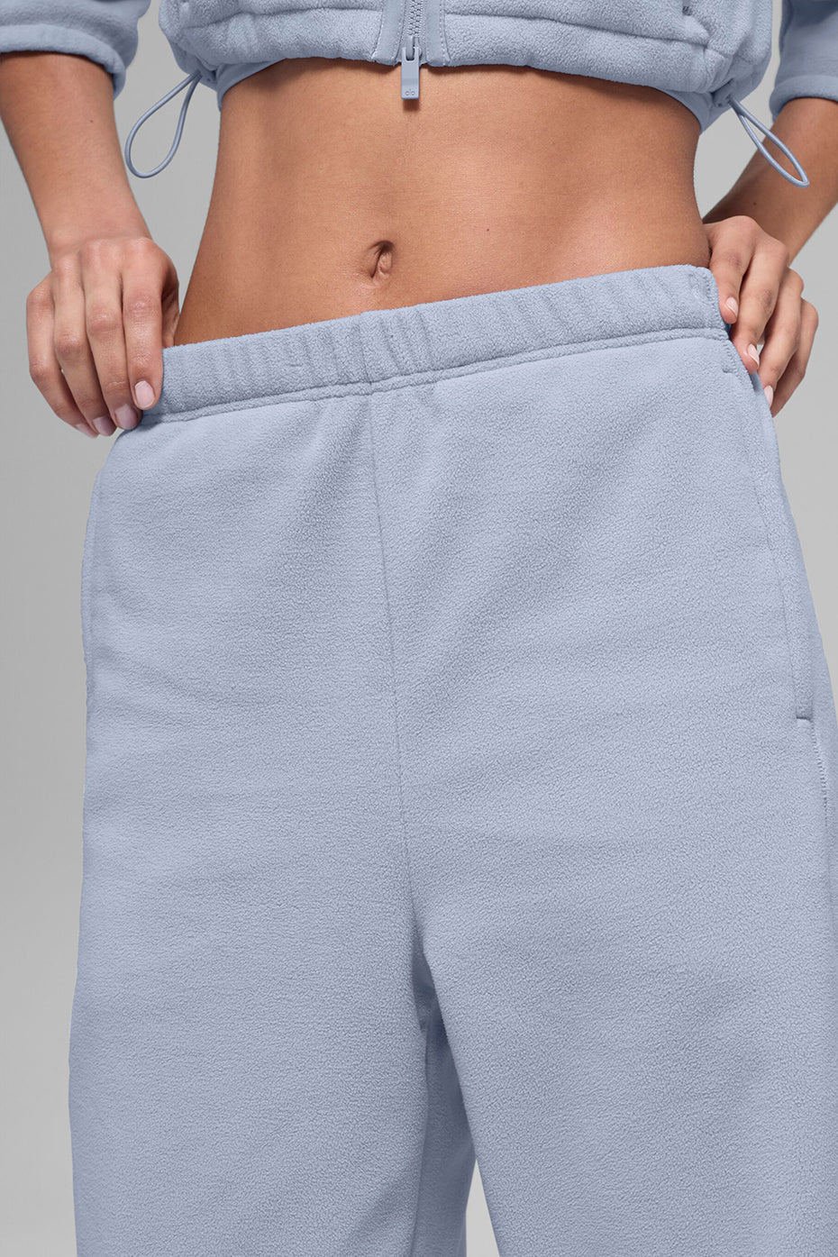 Polar Fleece High-Waist Retreat Jogger - Winter Frost image 3