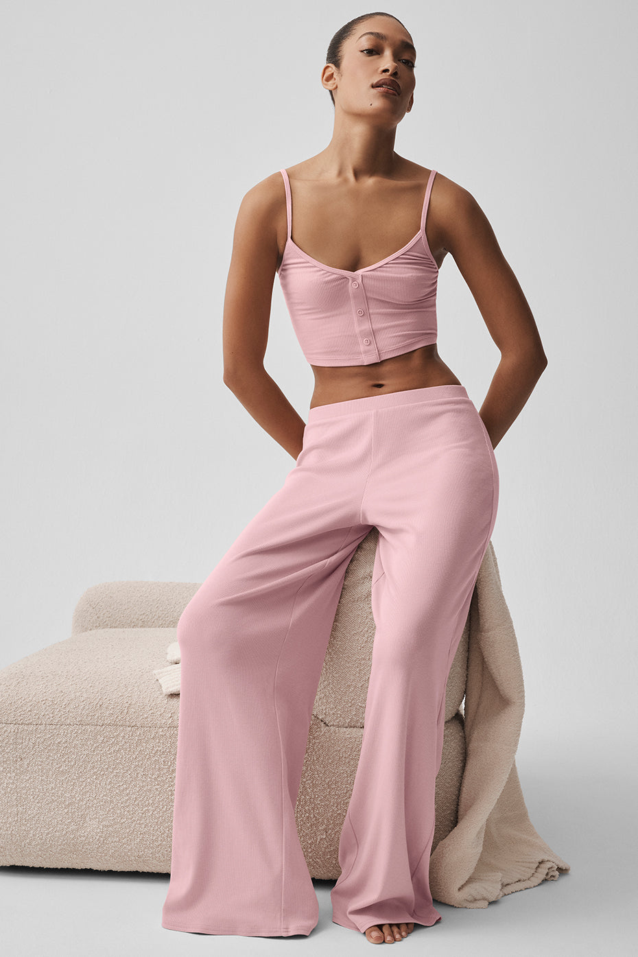 Mid-Rise Dreamlight Straight Pant - Vintage Pink image 3