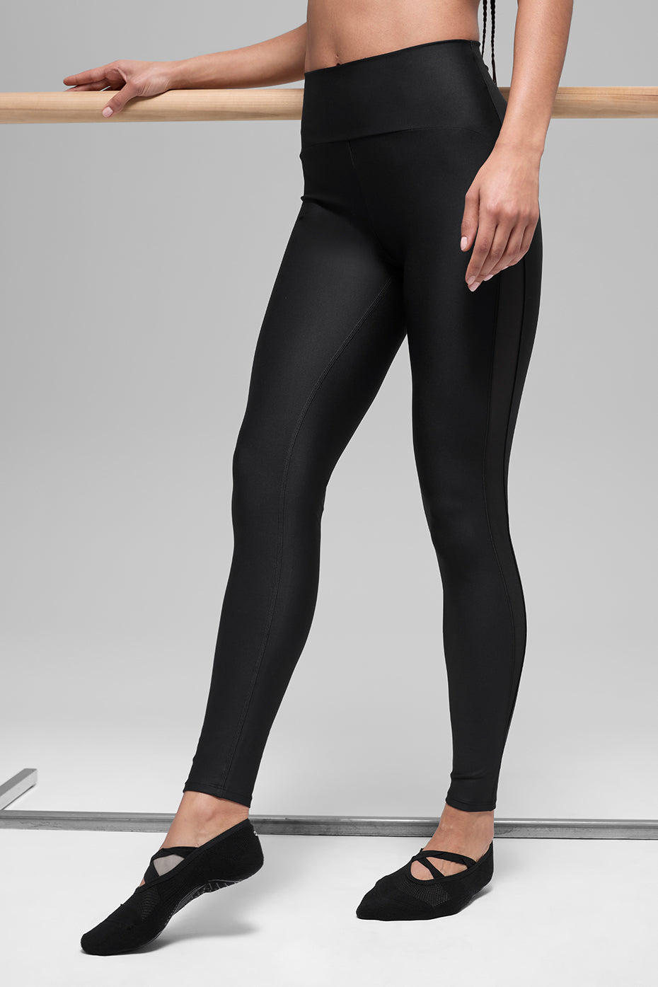 Airlift High-Waist Mesh Infatuation Legging - Black image 1