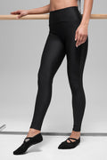 Airlift High-Waist Mesh Infatuation Legging - Black image 1