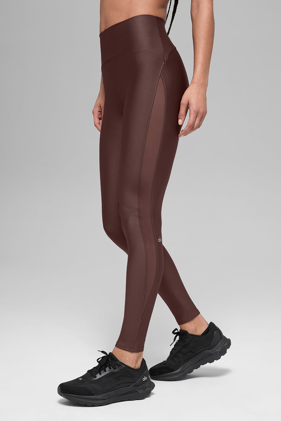 Airlift High-Waist Mesh Infatuation Legging - Brownstone image 1