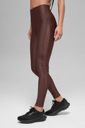 Airlift High-Waist Mesh Infatuation Legging - Brownstone image 1