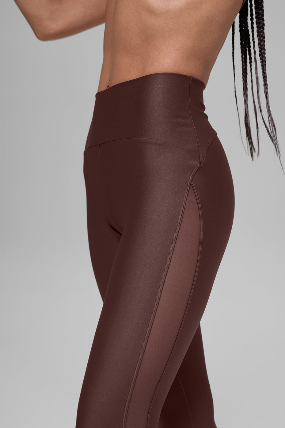 Airlift High-Waist Mesh Infatuation Legging - Brownstone image 3