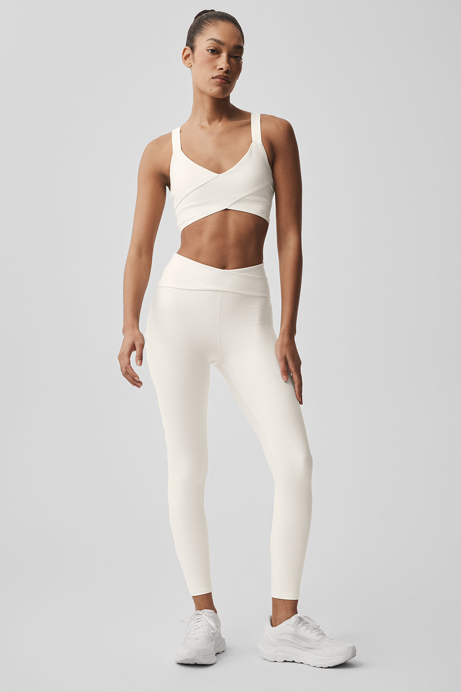 Airlift High-Waist 7/8 Horizon Legging - Ivory image 5