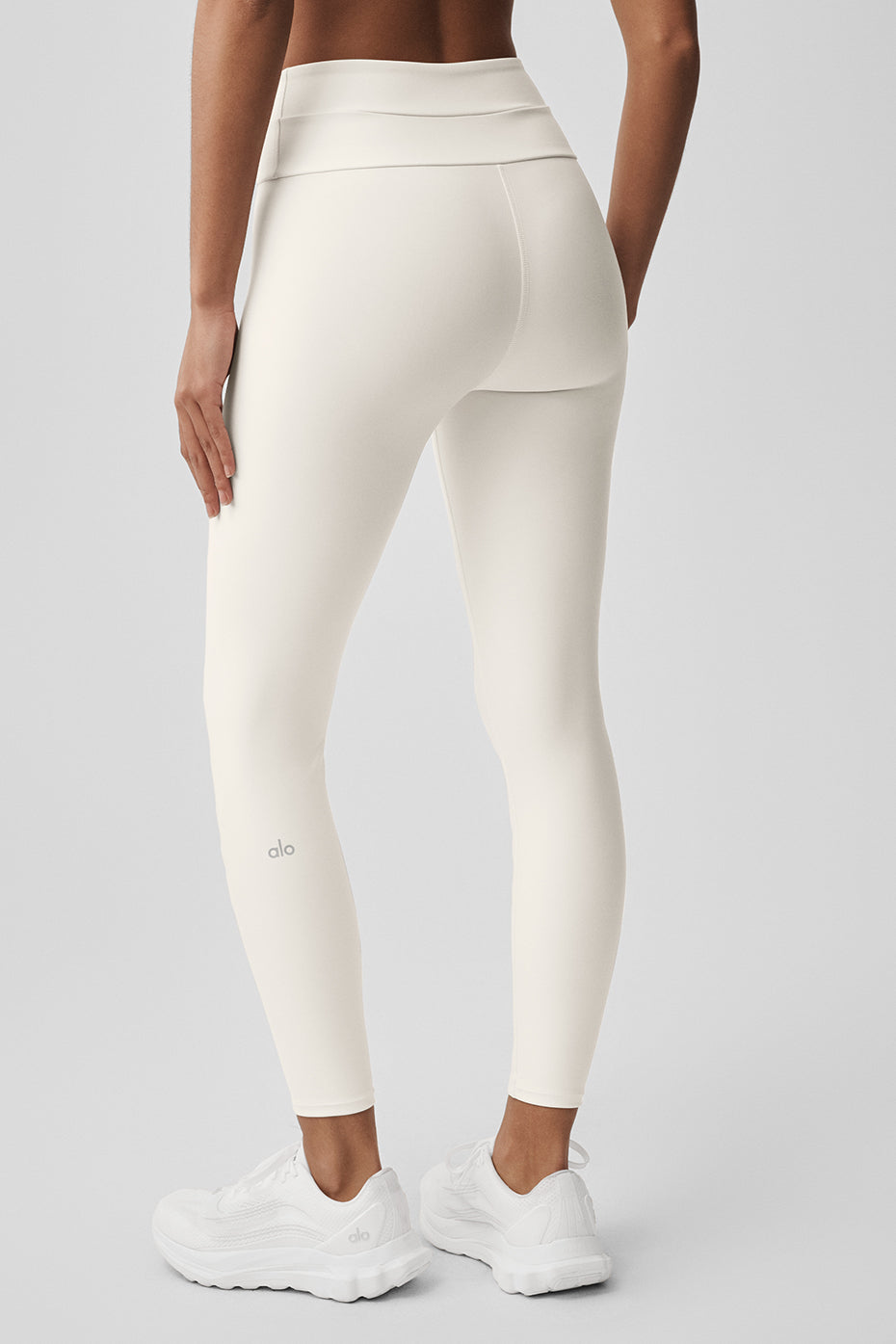 Airlift High-Waist 7/8 Horizon Legging - Ivory image 3