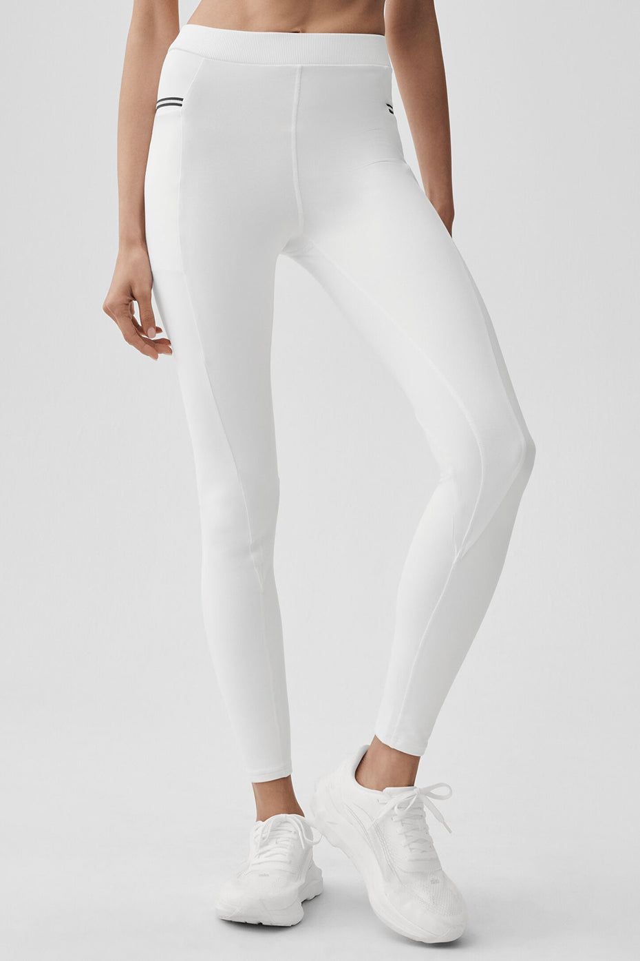 Airbrush High-Waist Fast Track Legging - White/Black image 1