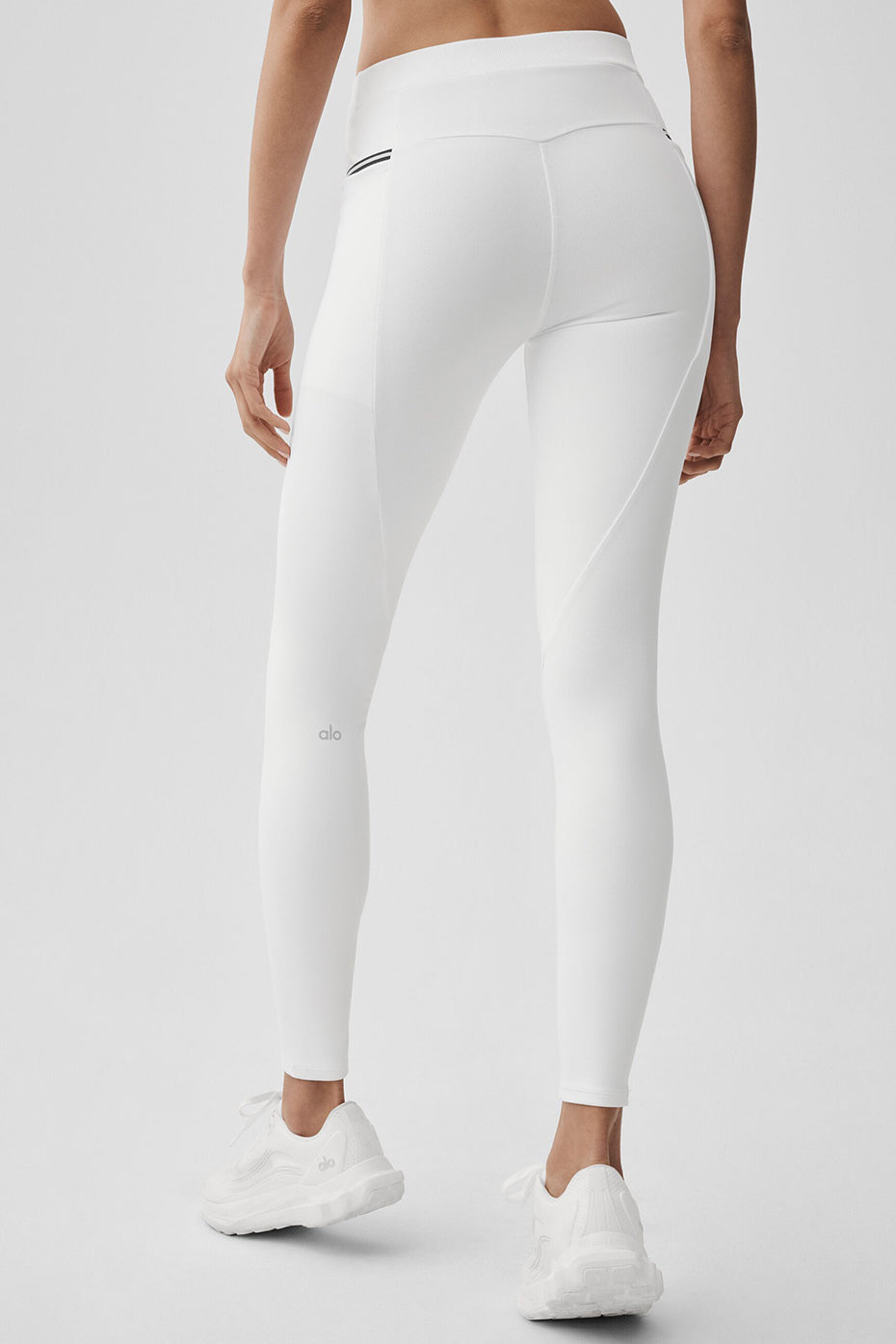 Airbrush High-Waist Fast Track Legging - White/Black image 3