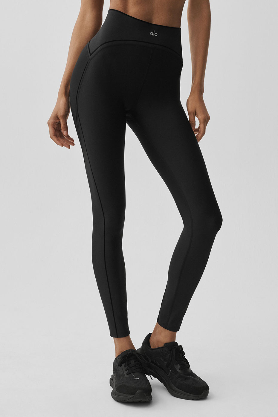 Airlift High-Waist Top-Notch Legging - Black image 1