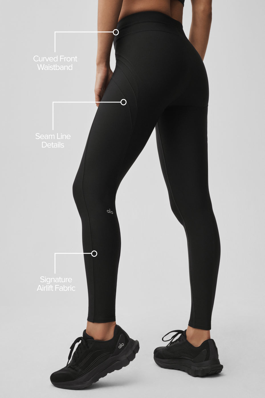 Airlift High-Waist Evolve Legging - Black image 2