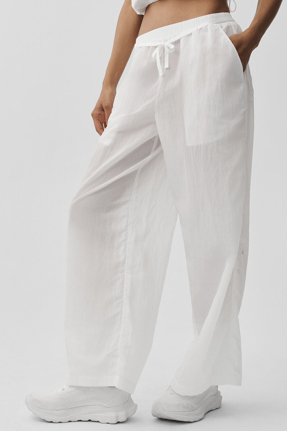 Ripstop Electric Straight Leg Pant - White image 3