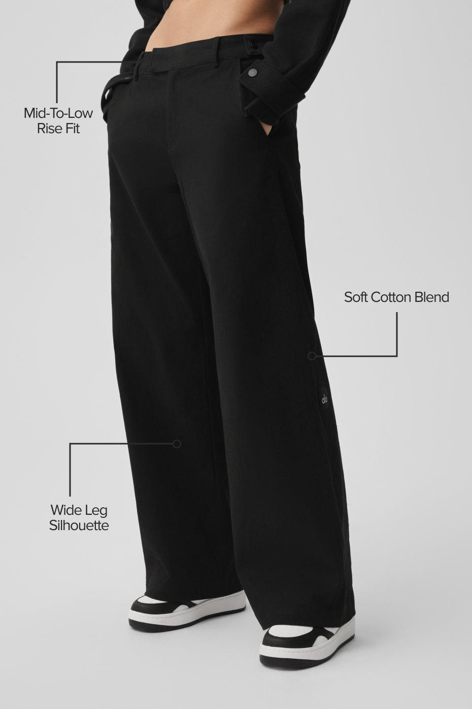 High Road Straight Leg Pant - Black image 2