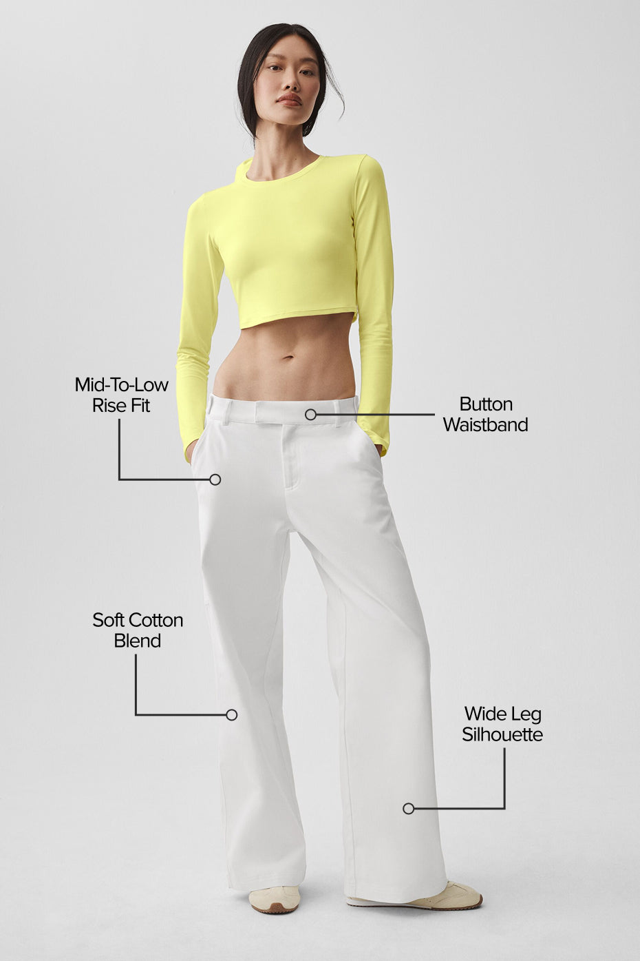 High Road Straight Leg Pant - White image 2