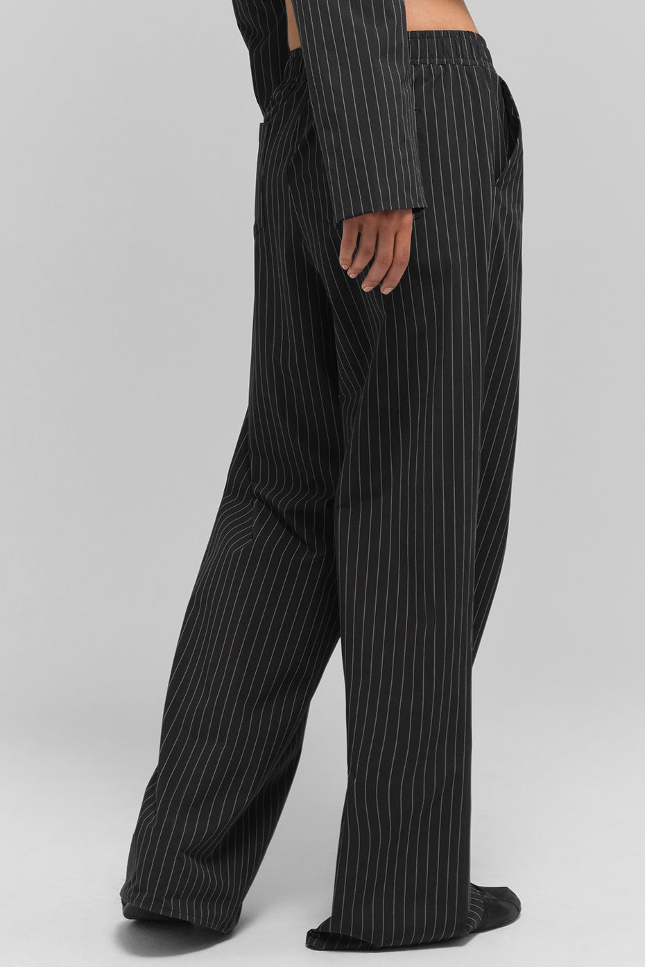 Pinstripe Daylight Boxer Pant (Long) - Black/Titanium image 3