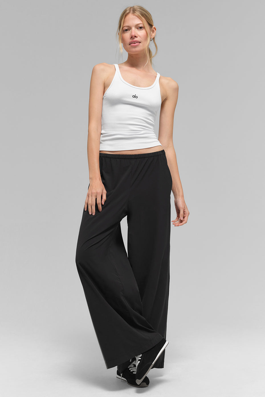 Breezy Wide Leg Pant (Regular) - Black image 1