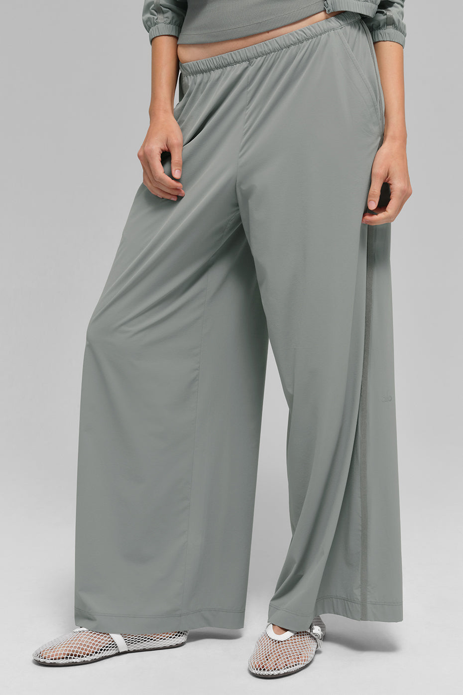 Breezy Wide Leg Pant (Regular) - Lunar Grey image 2
