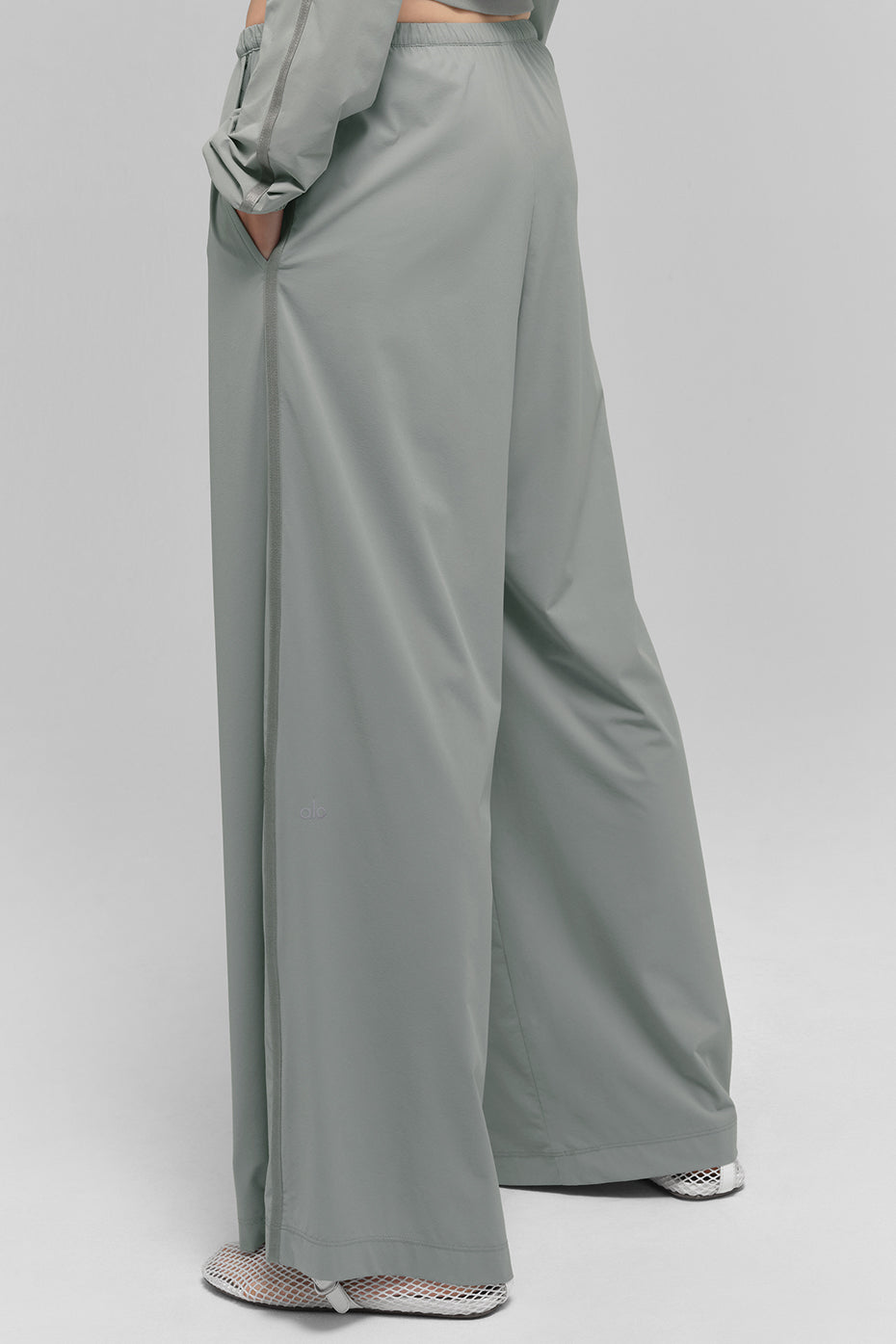 Breezy Wide Leg Pant (Regular) - Lunar Grey image 4