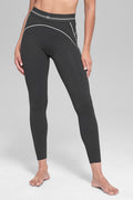 Airbrush High-Waist 7/8 Heart Throb Legging - Anthracite/White image 1