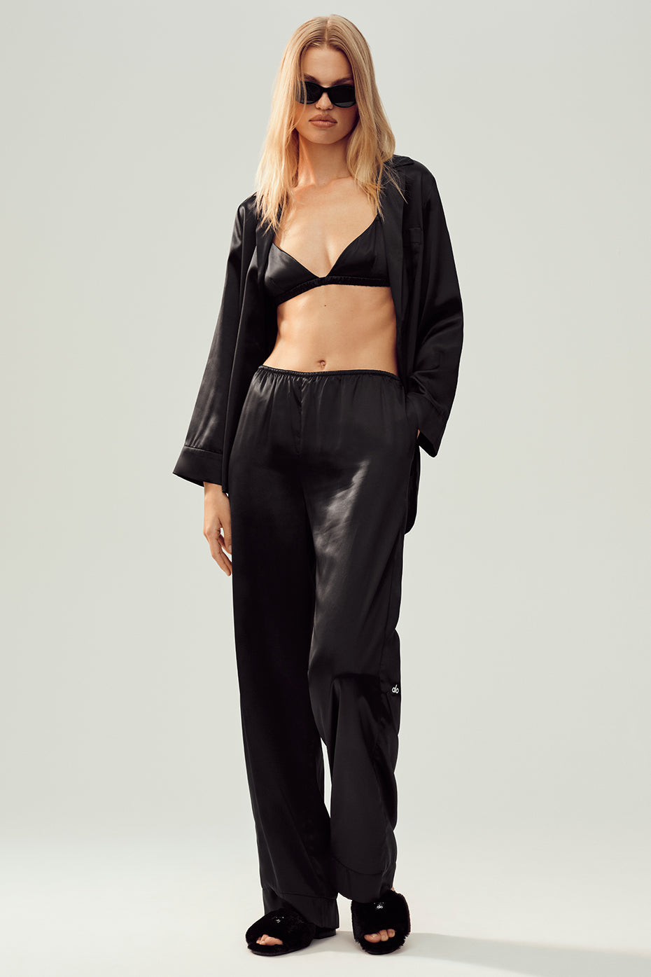Silk Luminous Pant (Regular) - Black image 3