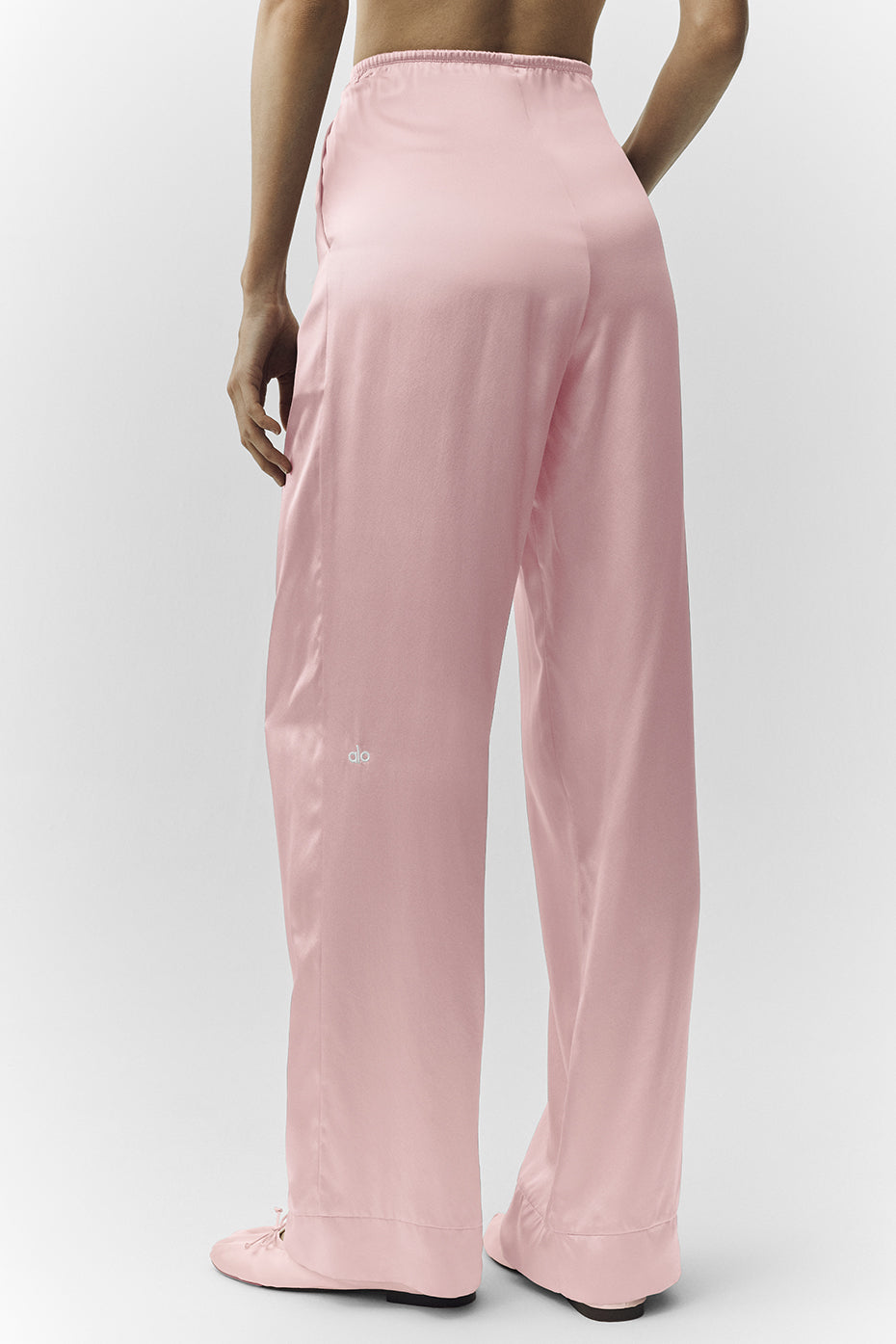 Silk Luminous Pant (Regular) - Pink Champagne image 4