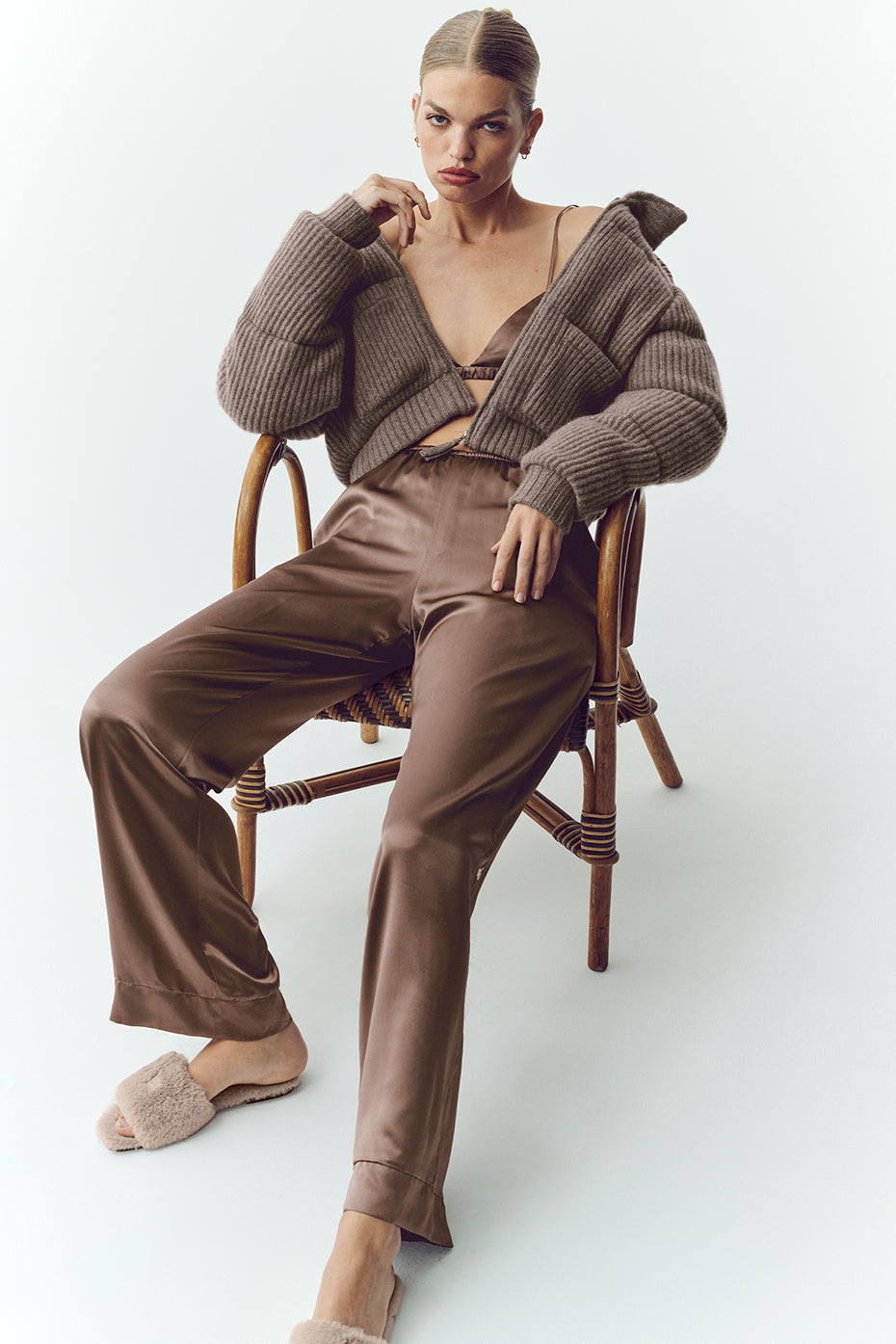 Silk Luminous Pant (Regular) - Alpine Cocoa image 5