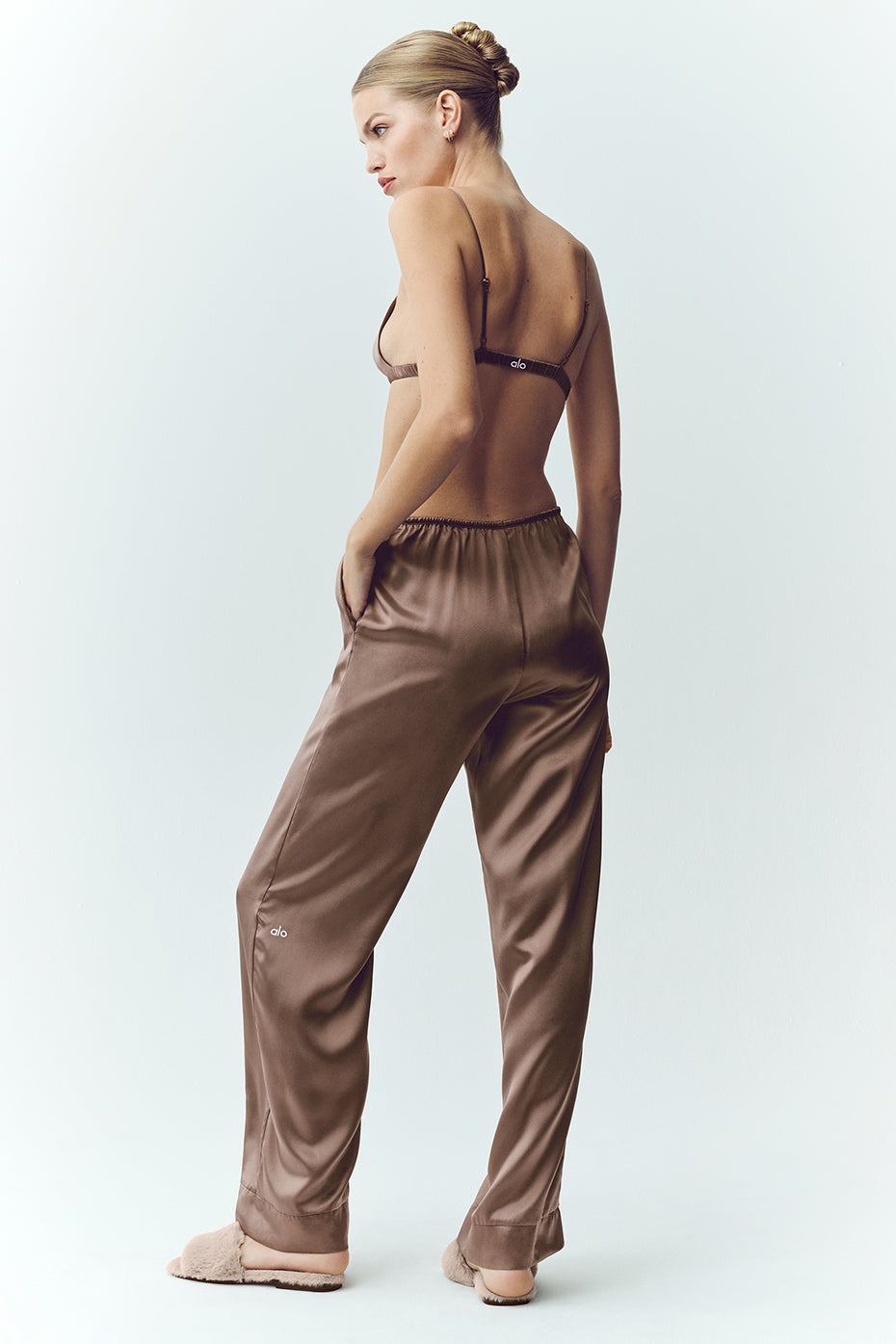 Silk Luminous Pant (Regular) - Alpine Cocoa image 4