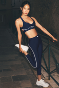 Airlift High-Waist 7/8 Speedwork Legging - Navy image 1