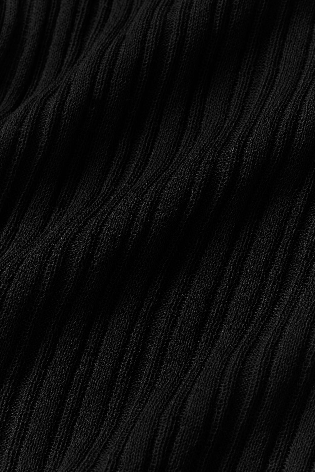 Sweater High-Waist Sunlit Straight Leg Pant - Black image 6