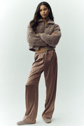 Silk Luminous Pant (Long) - Alpine Cocoa image 1