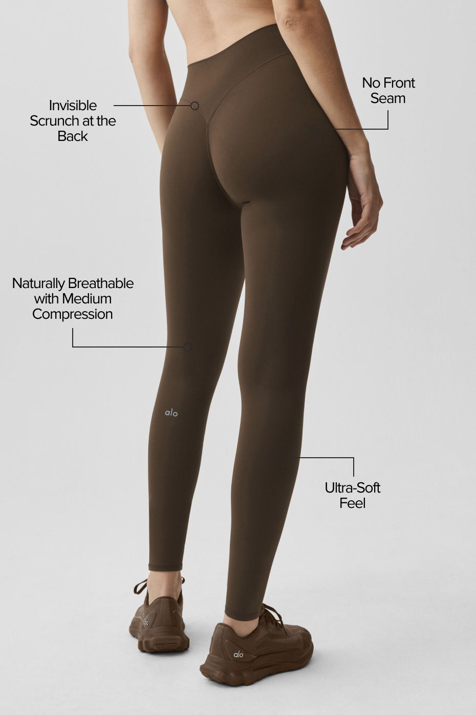ALO Softsculpt Define Legging - Espresso image 2