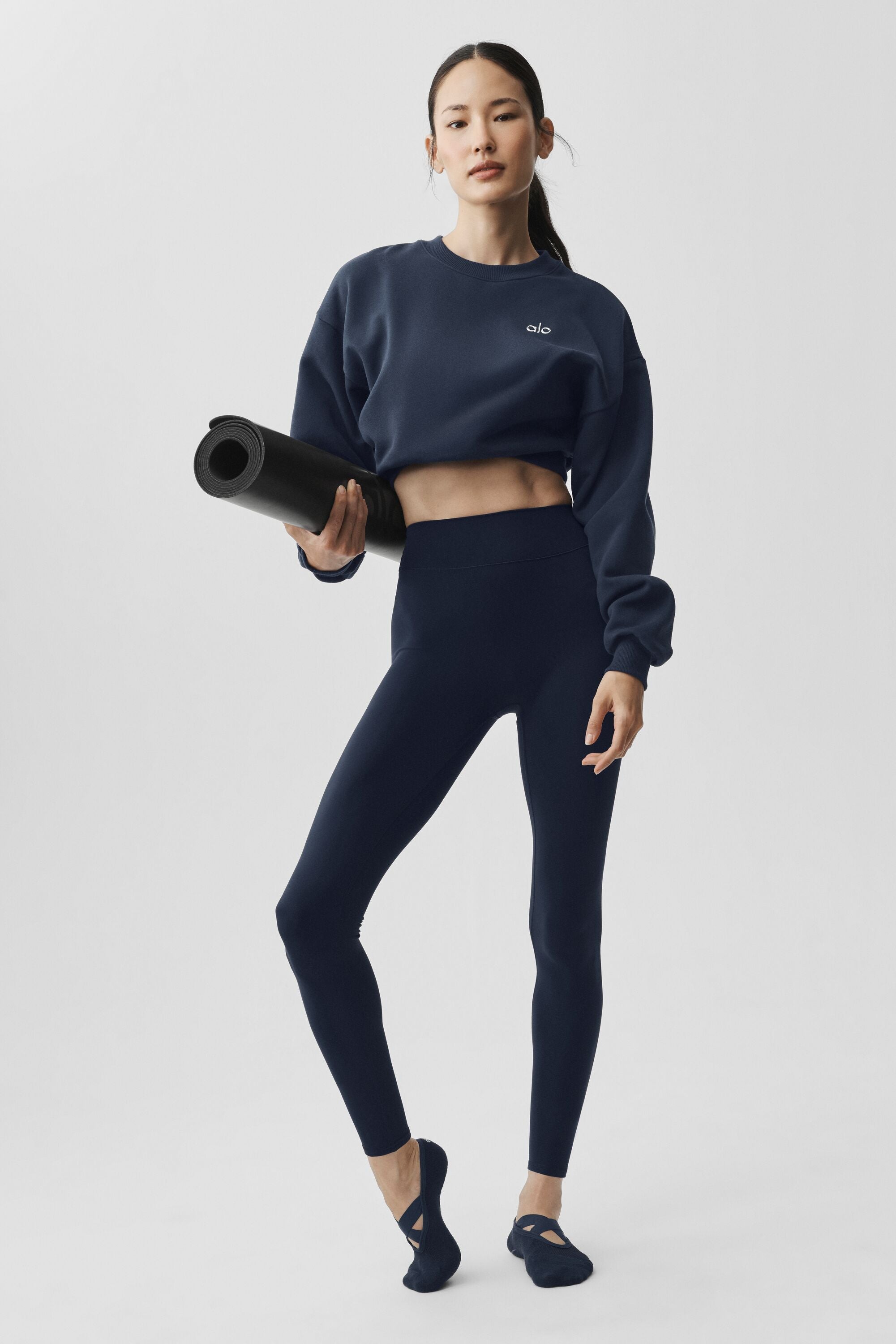 ALO Softsculpt 7/8 Define Legging - Navy image 6