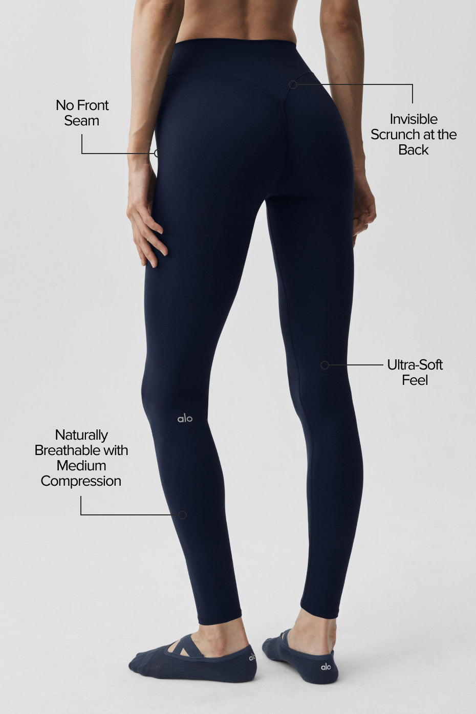 ALO Softsculpt 7/8 Define Legging - Navy image 2