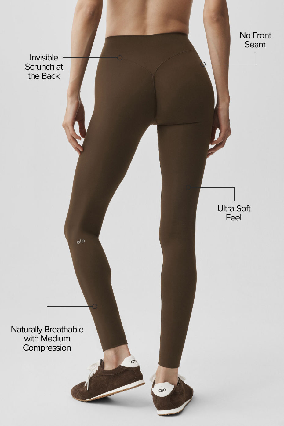 ALO Softsculpt 7/8 Define Legging - Espresso image 2