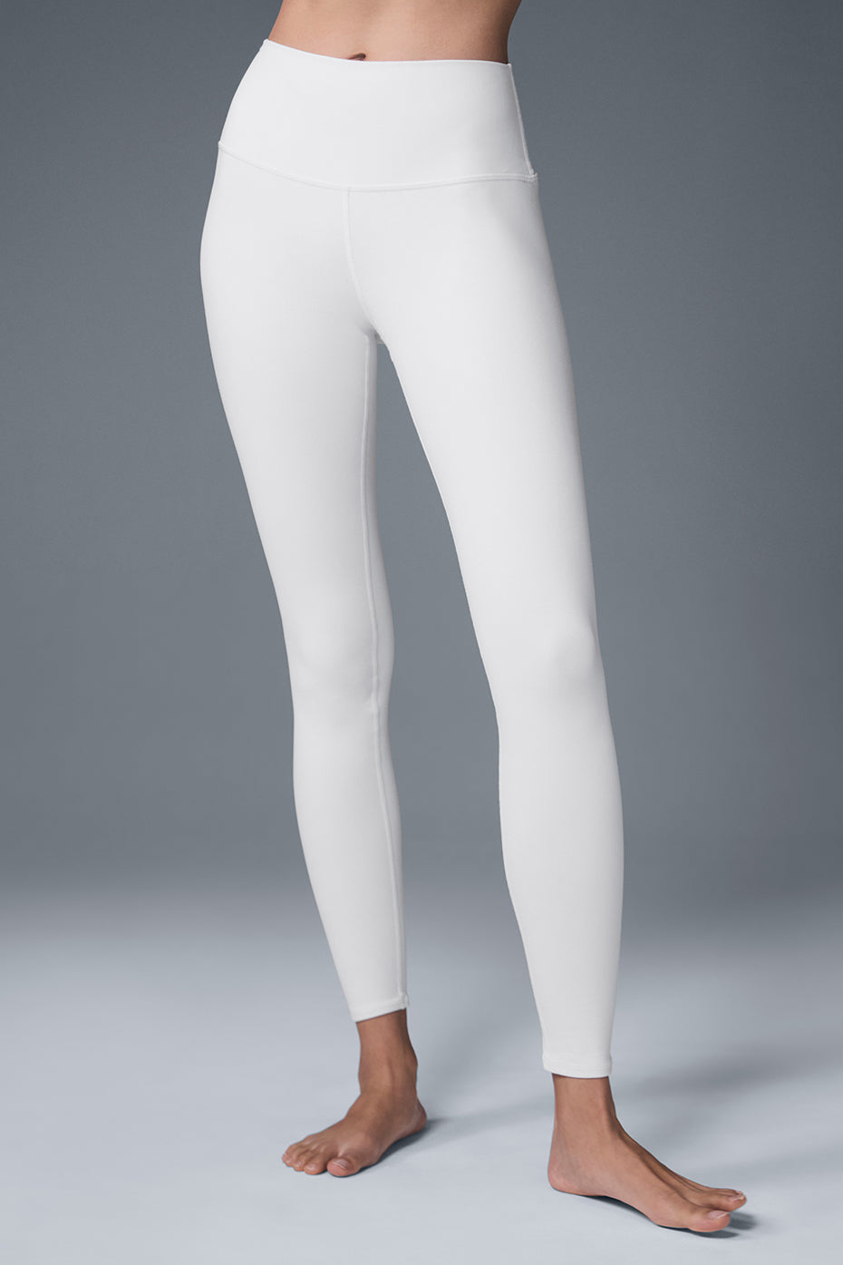 High-Waist Airbrush Legging - White image 1