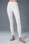 High-Waist Airbrush Legging - White image 1