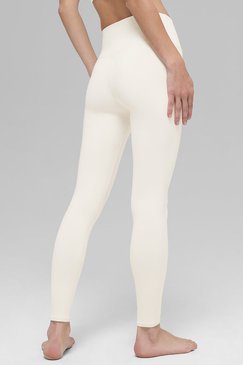 High-Waist Airbrush Legging - Ivory image 4