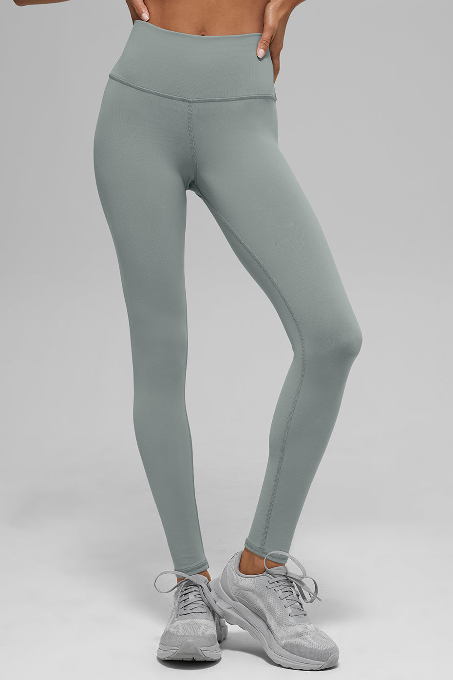 High-Waist Airbrush Legging - Lunar Grey image 1