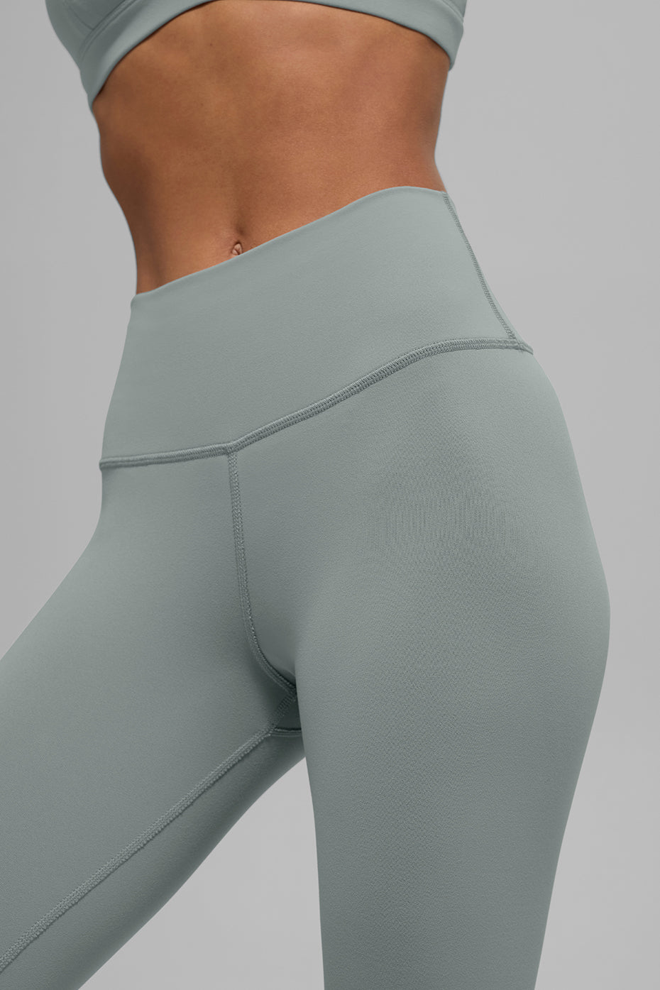 High-Waist Airbrush Legging - Lunar Grey image 2