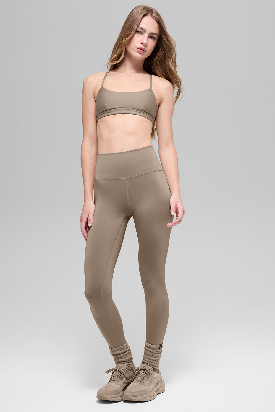 High-Waist Airlift Legging - Gravel image 6