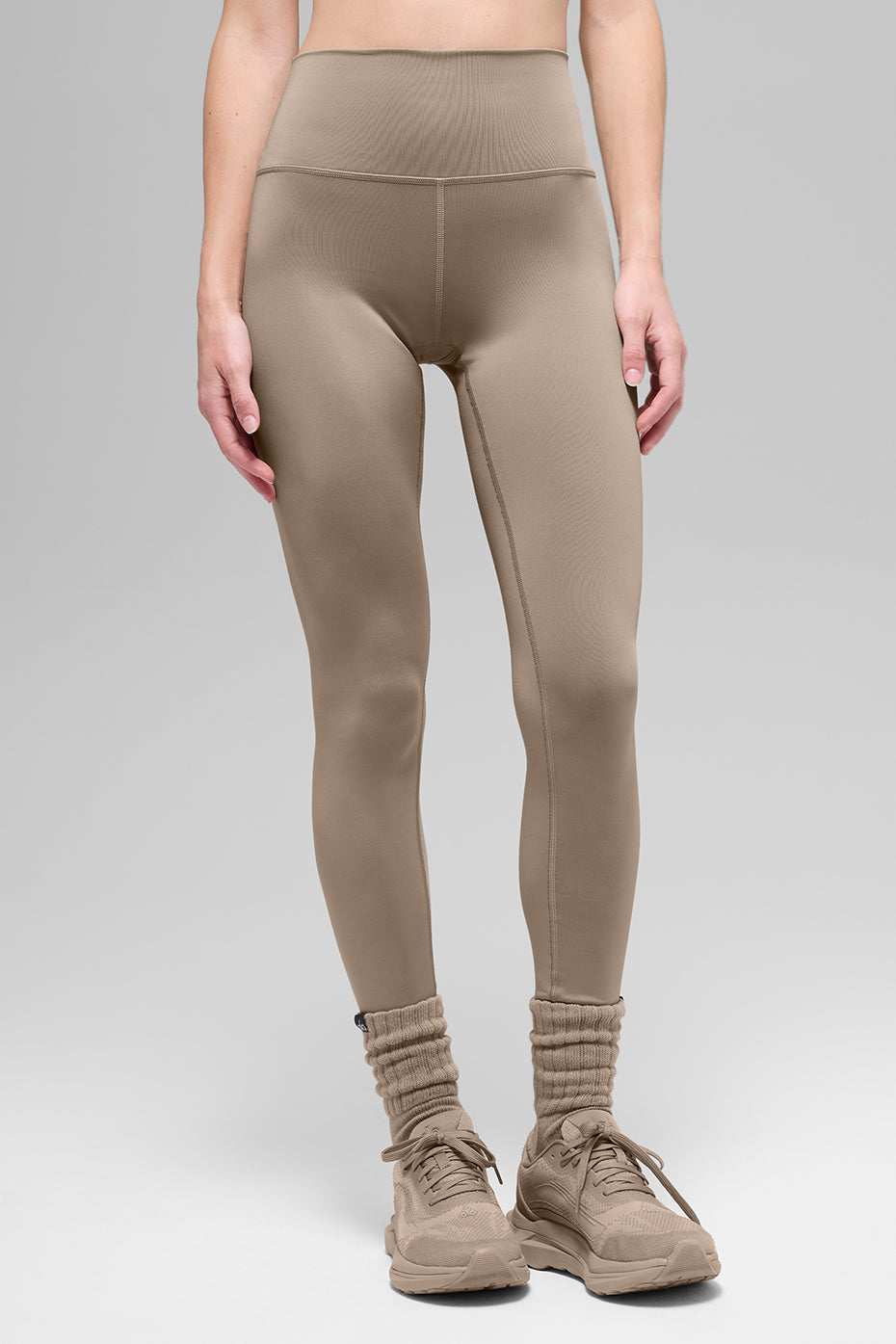High-Waist Airlift Legging - Gravel image 2