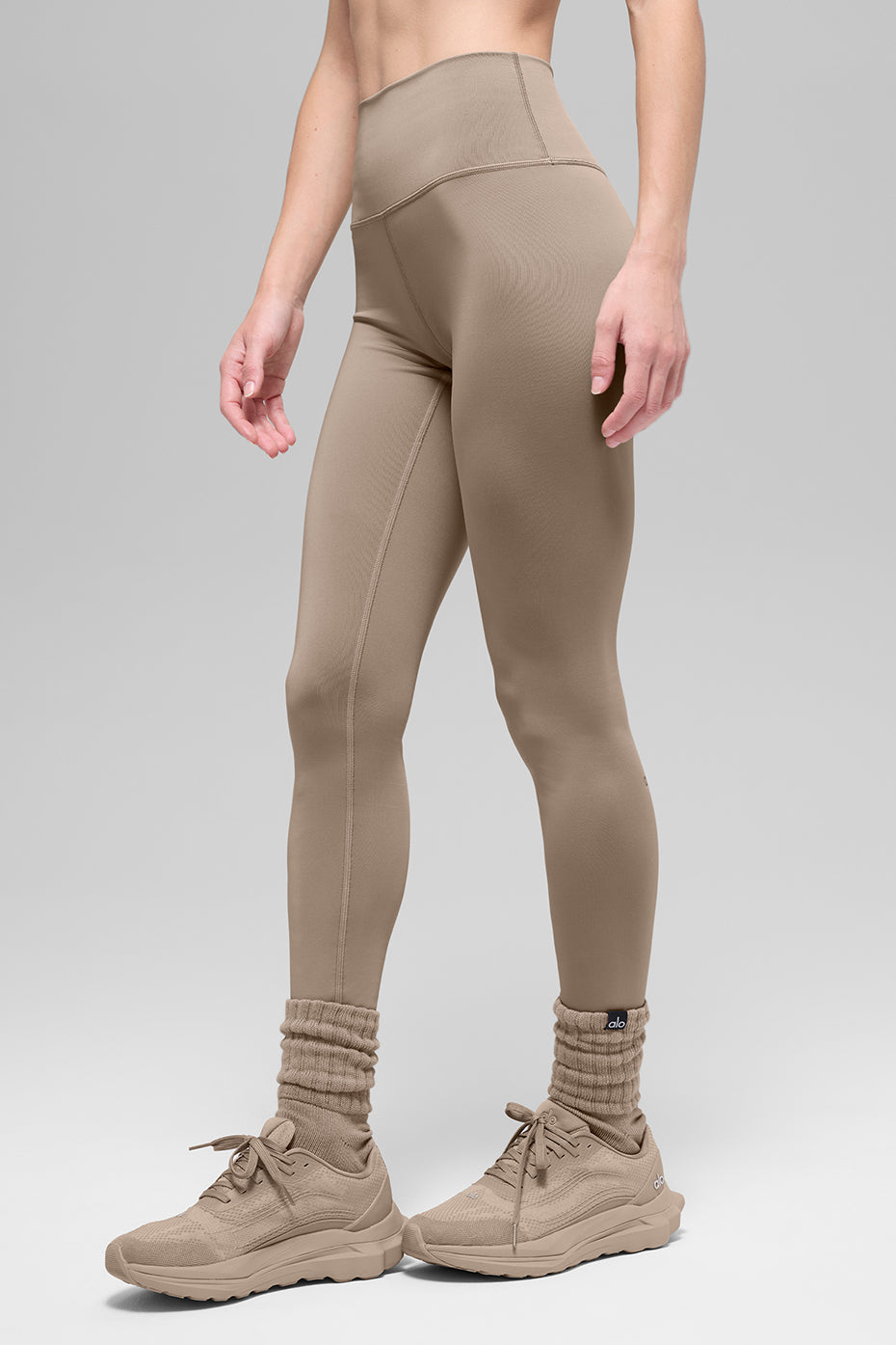High-Waist Airlift Legging - Gravel image 5