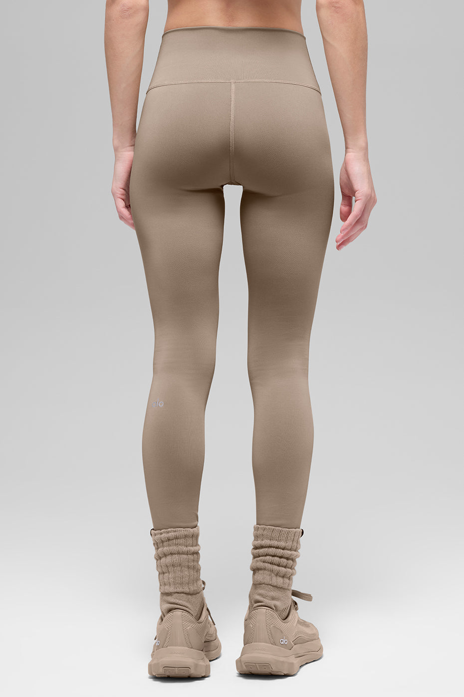 High-Waist Airlift Legging - Gravel image 3