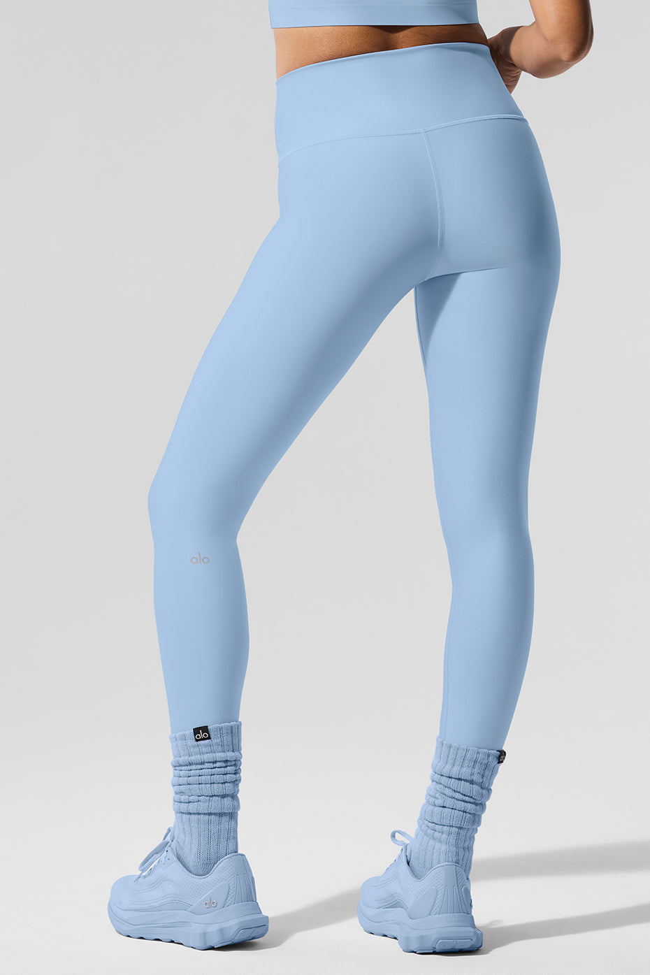 High-Waist Airlift Legging - Seashell Blue image 2