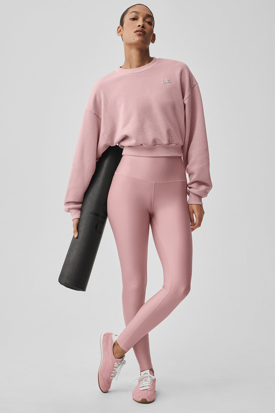 High-Waist Airlift Legging - Vintage Pink image 5