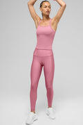 High-Waist Airlift Legging - Pink Wild Rose image 1