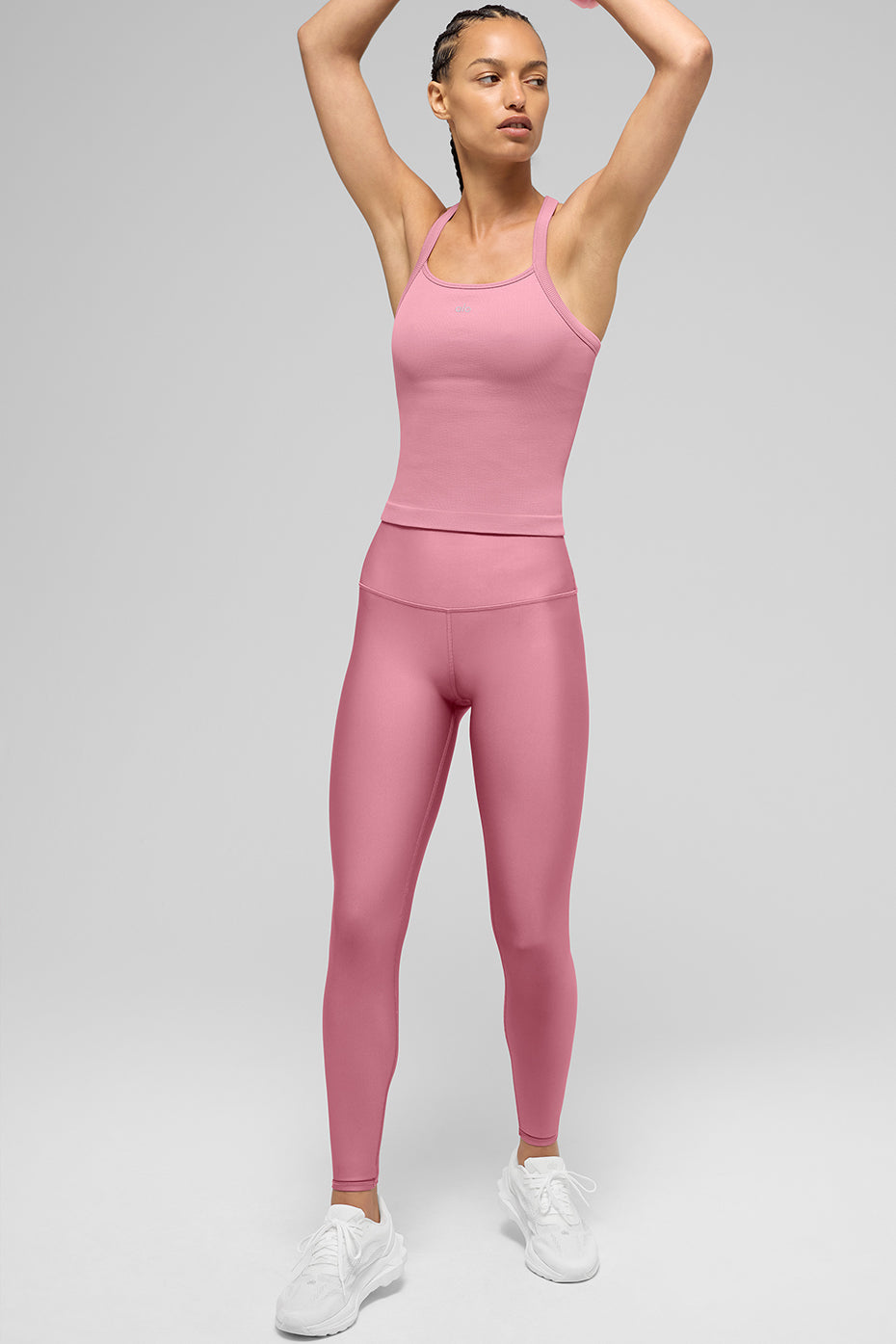 High-Waist Airlift Legging - Pink Wild Rose image 1