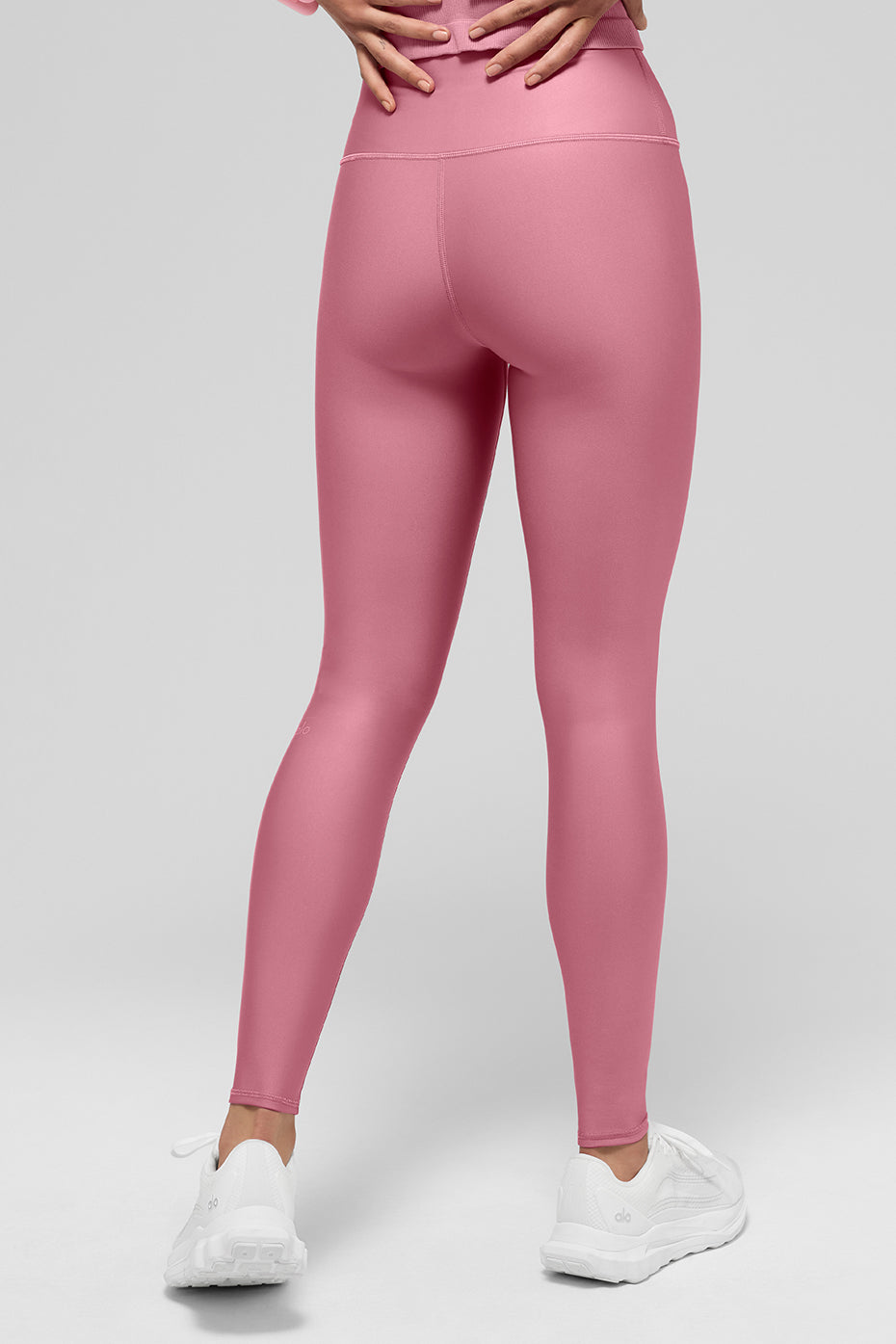 High-Waist Airlift Legging - Pink Wild Rose image 3