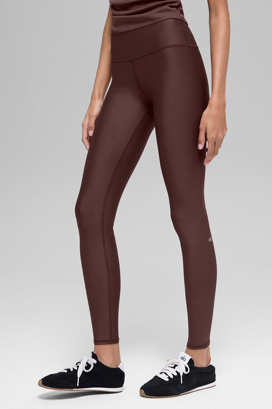 High-Waist Airlift Legging - Brownstone image 1
