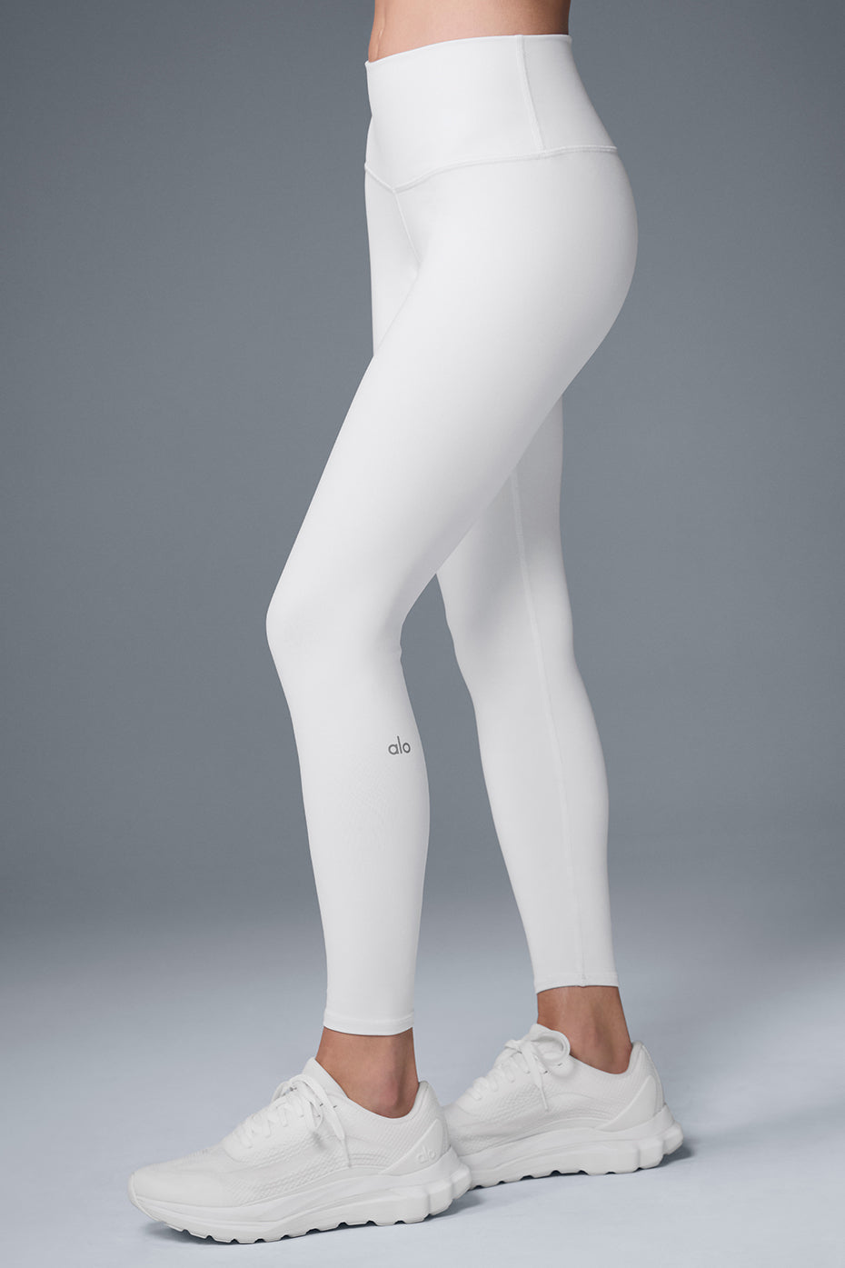 7/8 High-Waist Airbrush Legging - White image 4