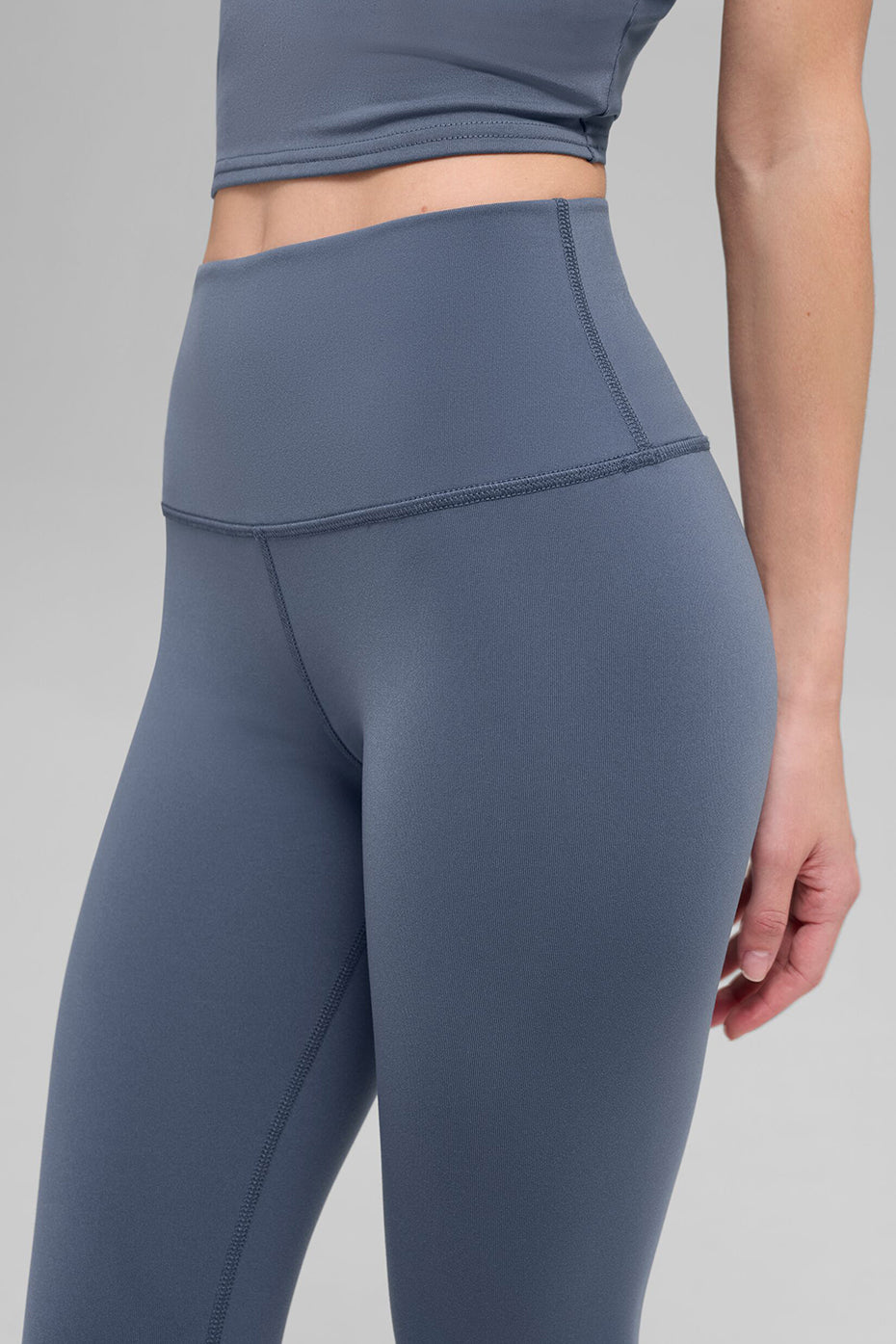 7/8 High-Waist Airbrush Legging - Bluestone image 2